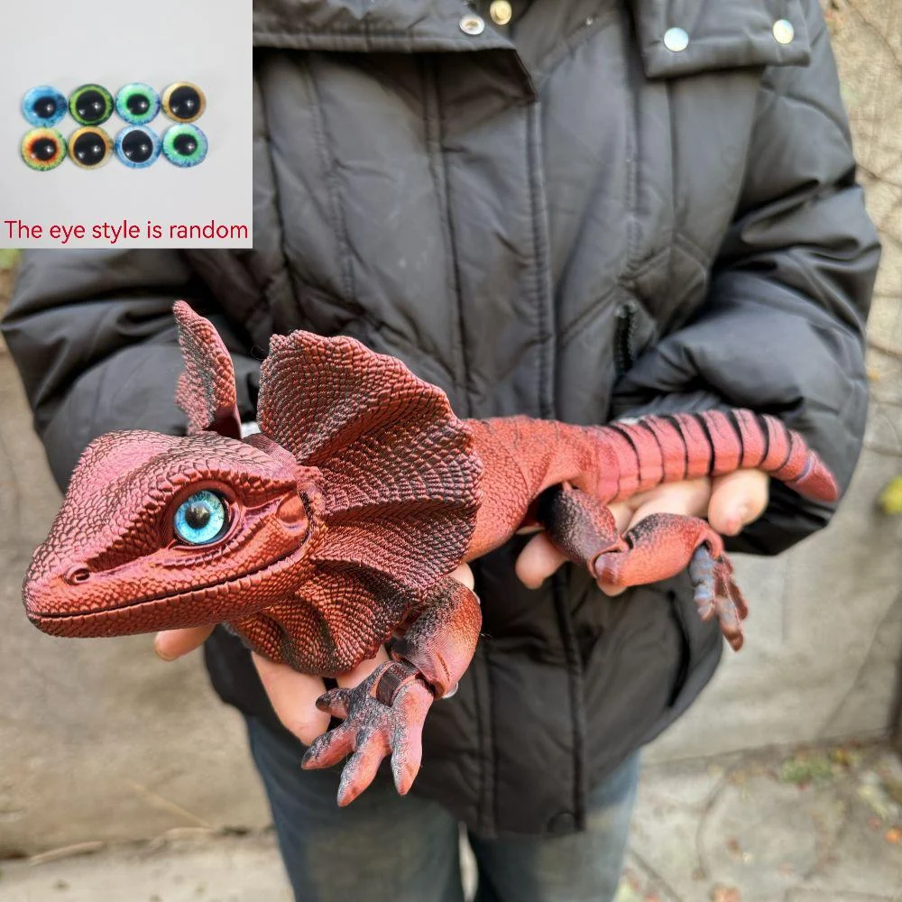 3d-printed Simulation Animal Chameleon Model Ornament — image 3