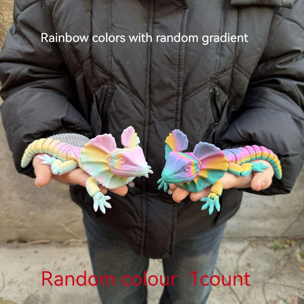 3d-printed Simulation Animal Chameleon Model Ornament — image 10