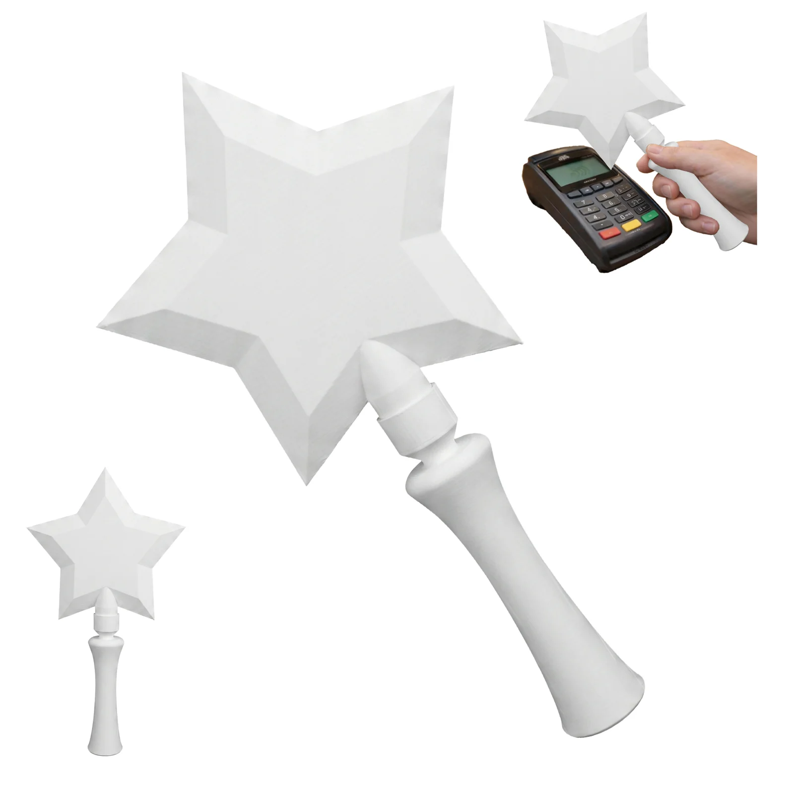 3D Printed Star Wand Contactless Card Holder, Short Magic With Slot For Tap Payment,… — image 4