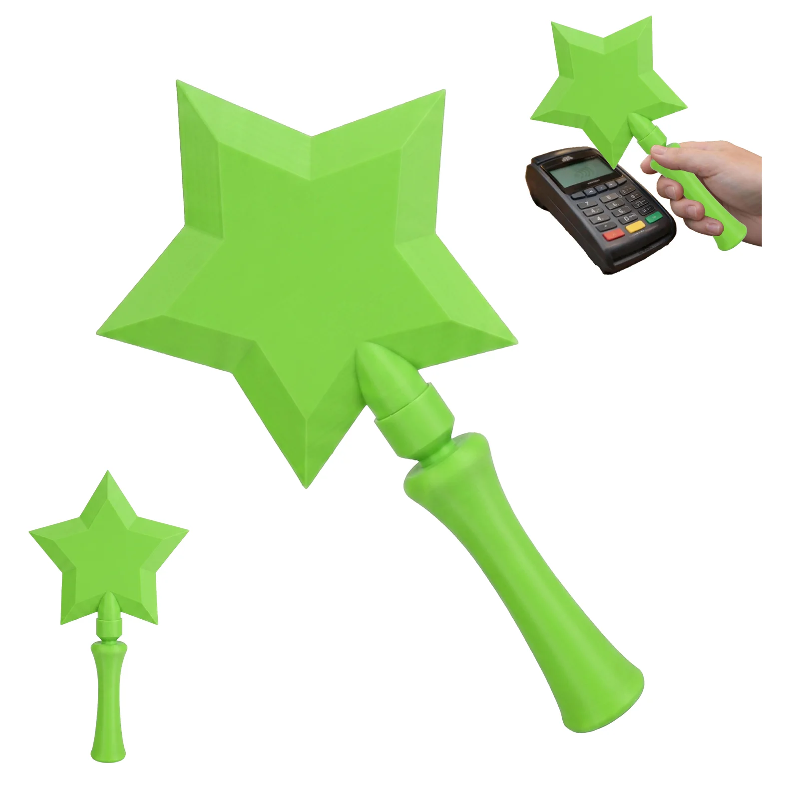 3D Printed Star Wand Contactless Card Holder, Short Magic With Slot For Tap Payment,… — image 5