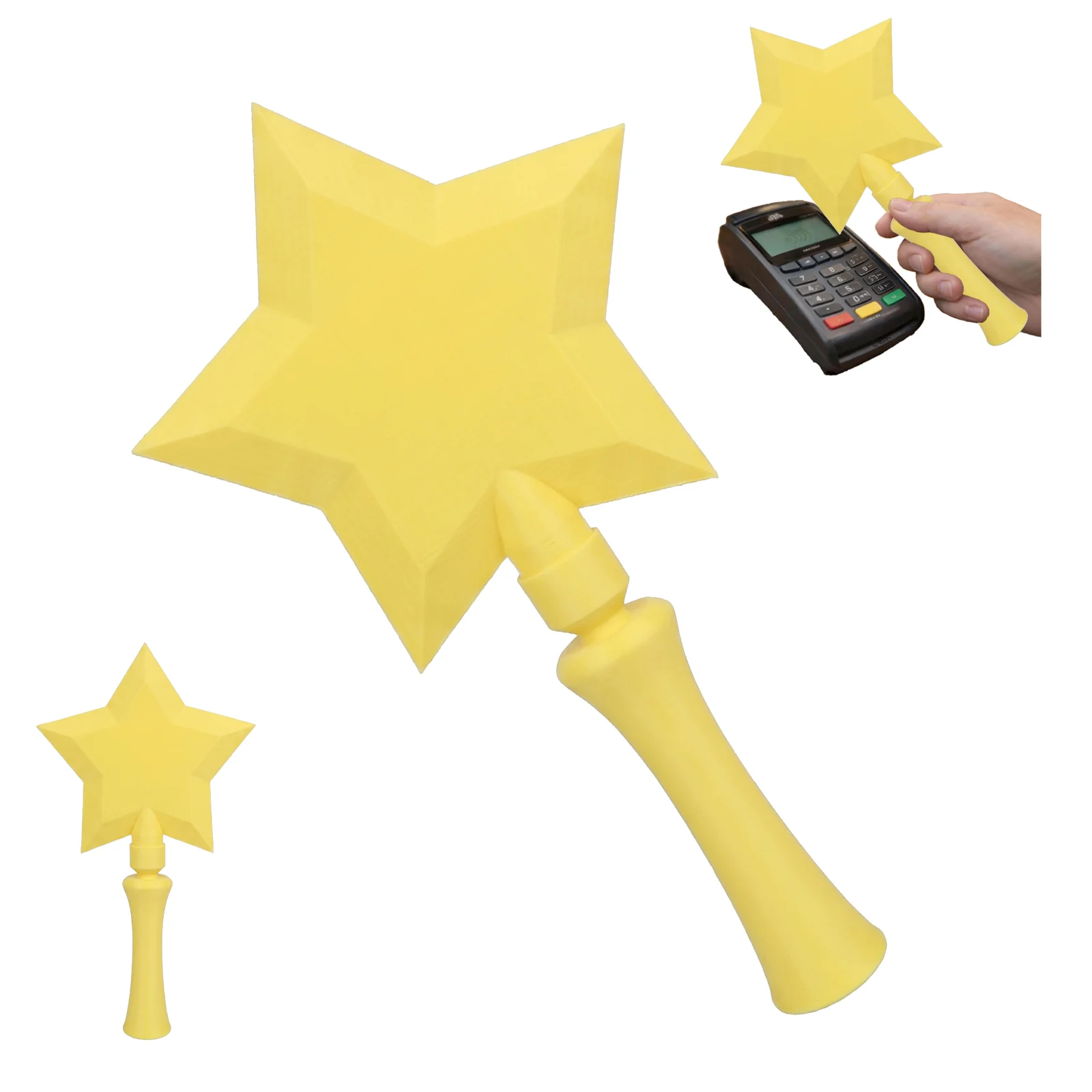 3D Printed Star Wand Contactless Card Holder, Short Magic With Slot For Tap Payment,… — image 2