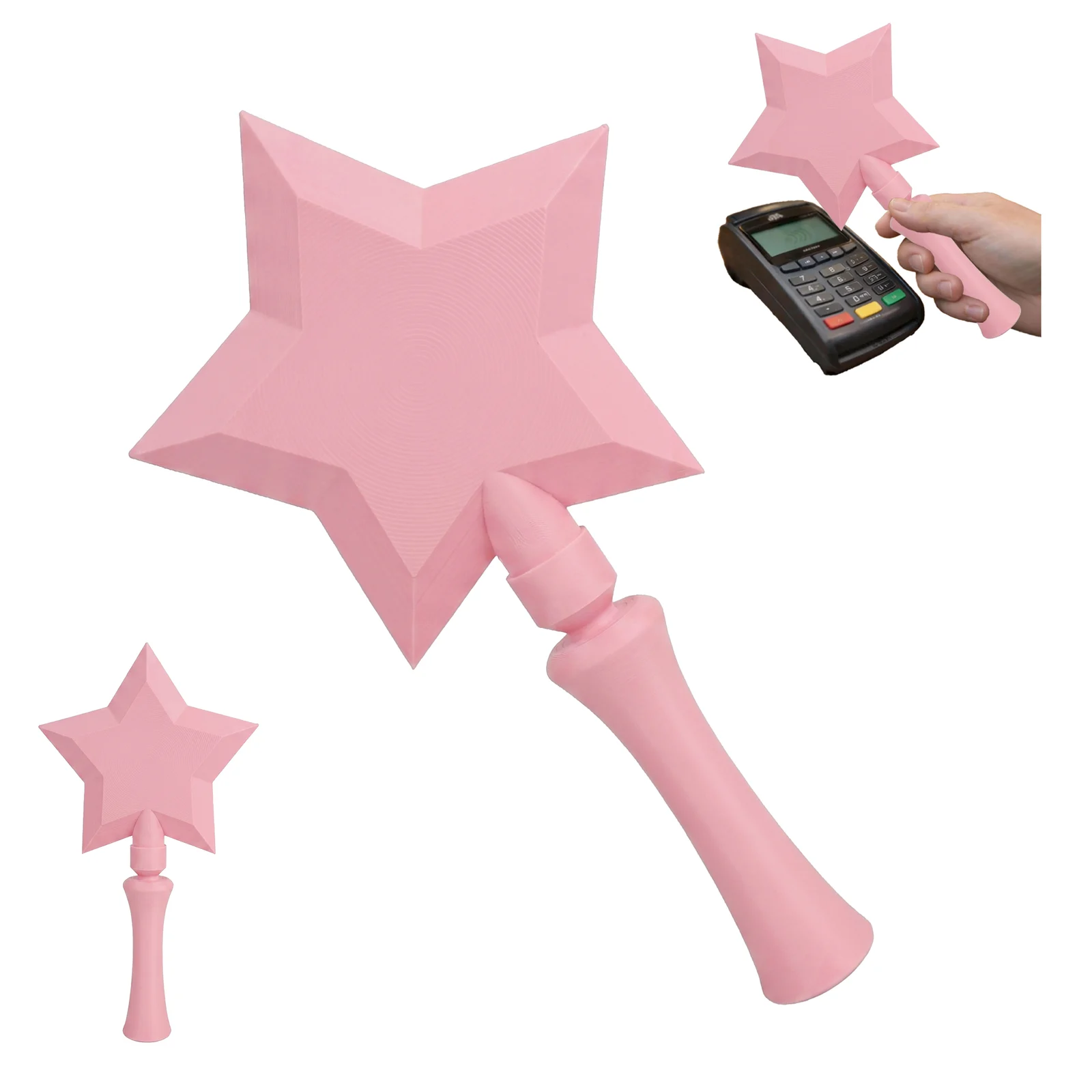 3D Printed Star Wand Contactless Card Holder, Short Magic With Slot For Tap Payment,… — image 7