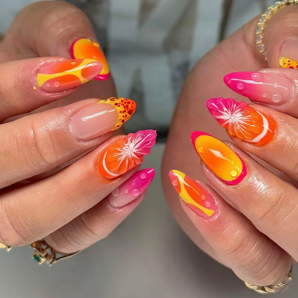 3D Resin Coated Wearable Fake Fingernail Tips — image 2