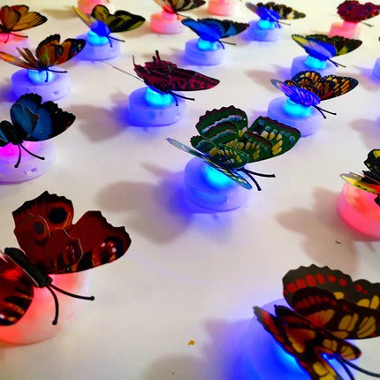3D Single-layer Stereo Butterfly Wall Stickers LED — image 5