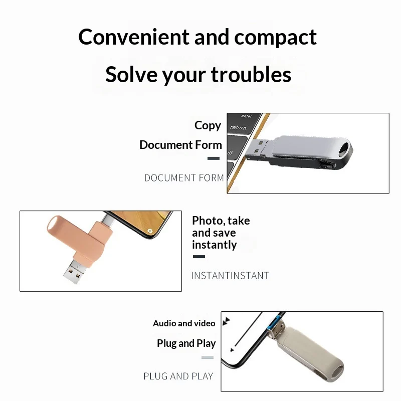 4-in-1 Phone USB Flash Drive Dual Use For Both Phones And Computers — image 8