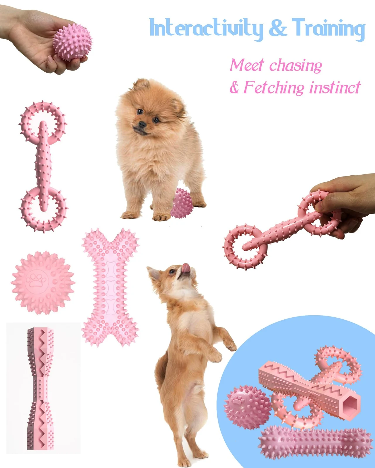 4 Pack Puppy Teething Chew Toys For Small Medium Dogs Girl Dog Toy Set Cute 2-8 Months… — image 7