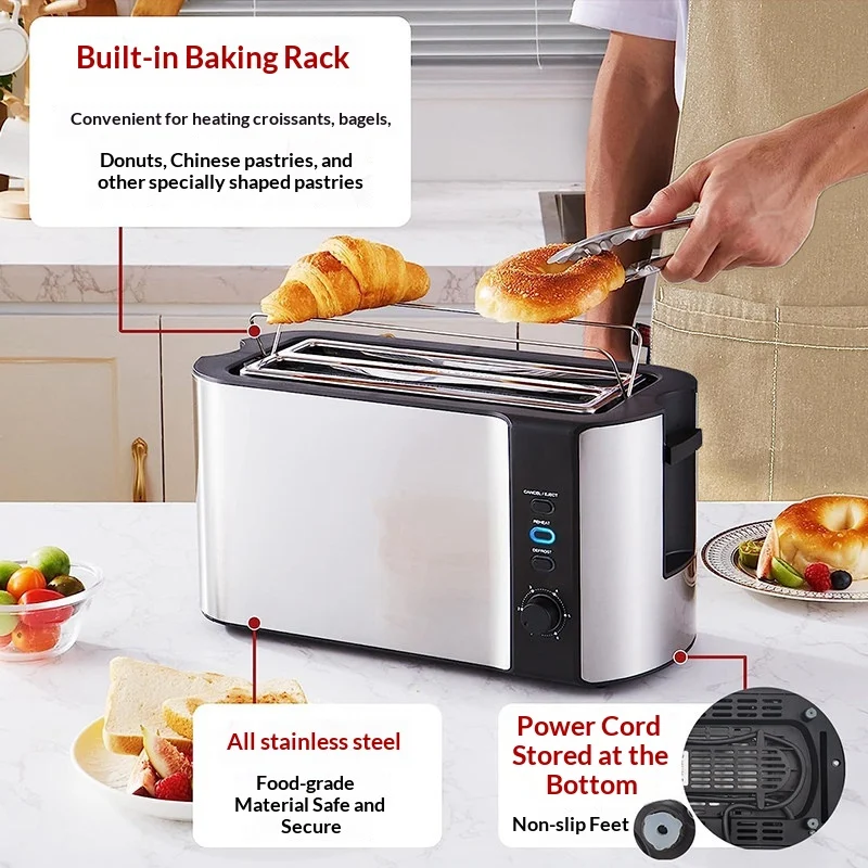 4-slice Toaster With Dual Long Slots — image 2