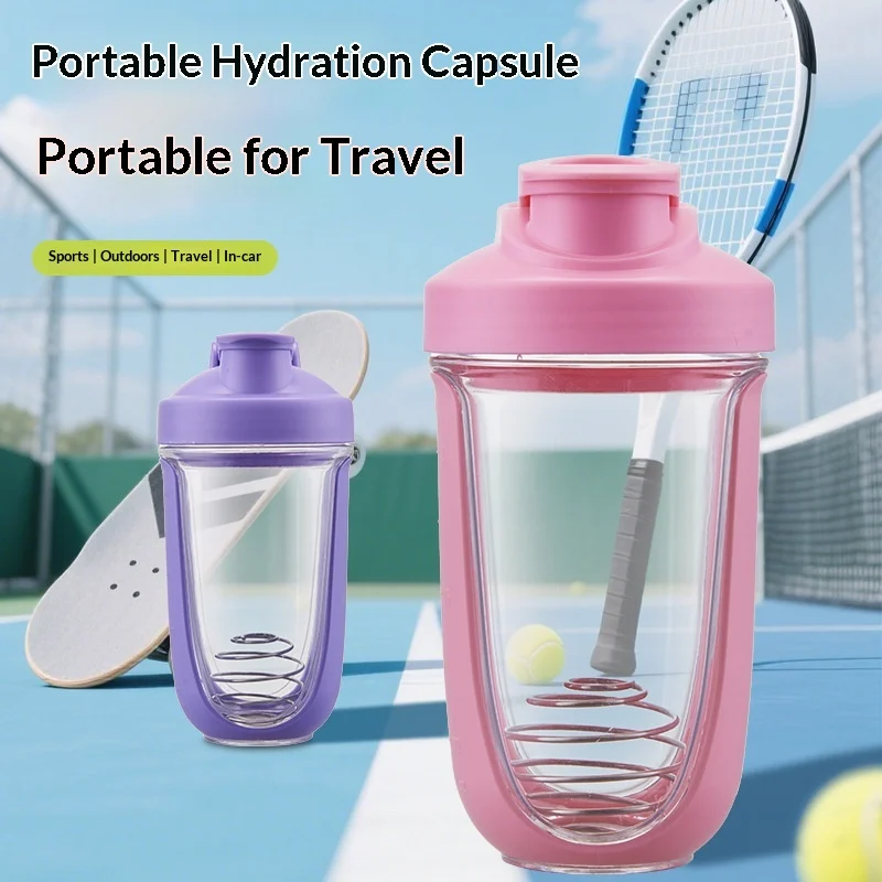 400ml Double-walled Sealed Plastic Cup — image 8