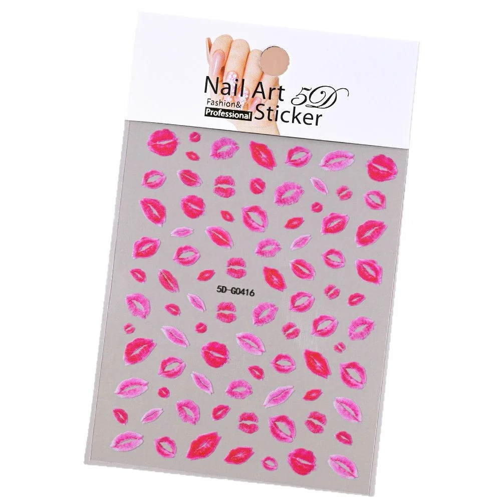 5D Embossed Nail Art Stickers — image 2