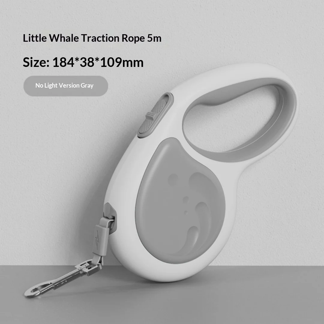 5m Retractable Pet Leash With Flashlight, Anti-pull Automatic Dog Cat Walking Rope — variant image