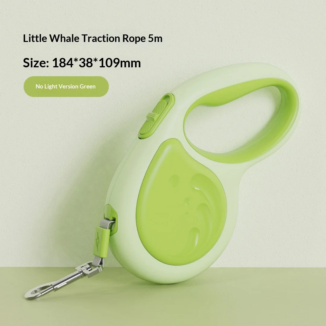 5m Retractable Pet Leash With Flashlight, Anti-pull Automatic Dog Cat Walking Rope — variant image
