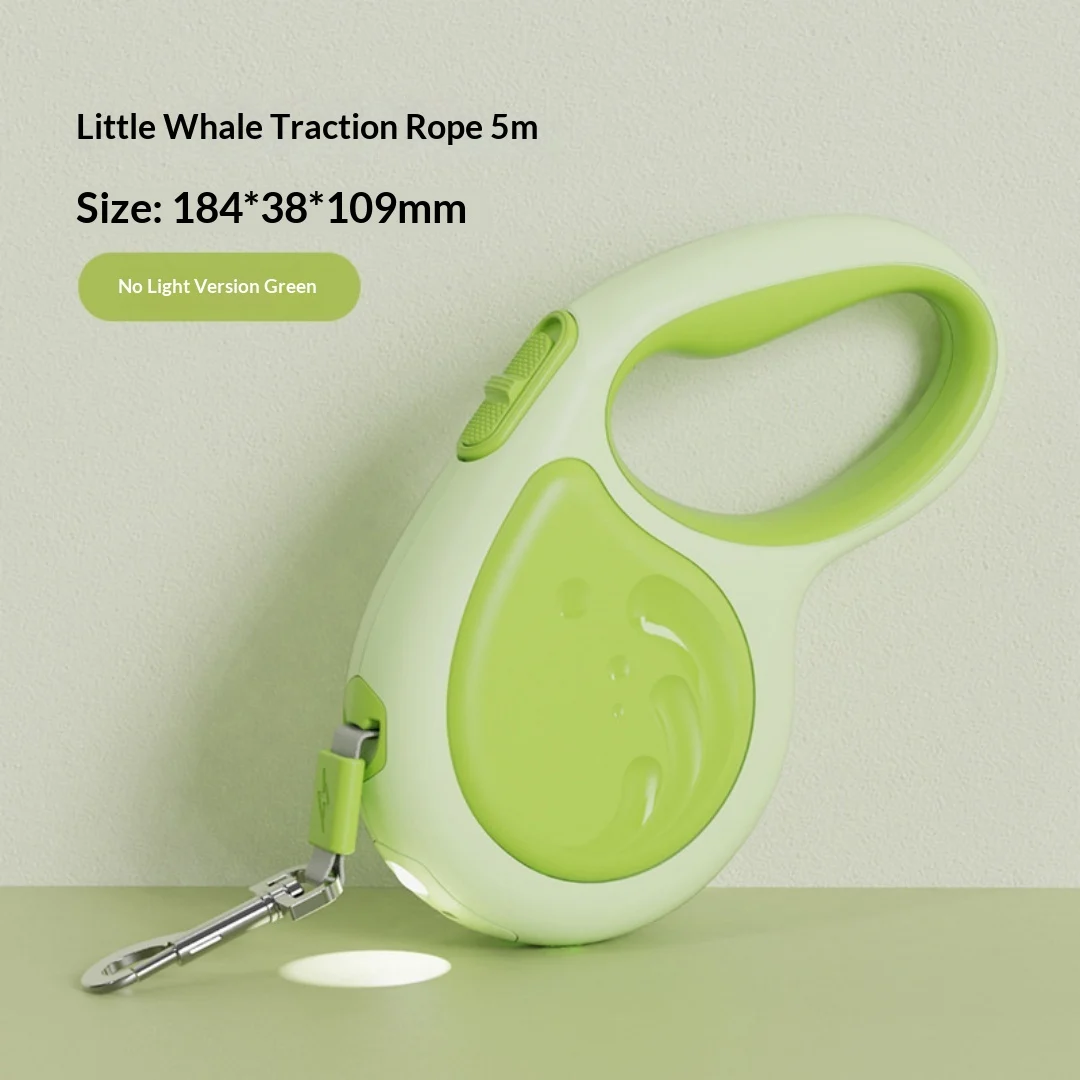5m Retractable Pet Leash With Flashlight, Anti-pull Automatic Dog Cat Walking Rope — image 5