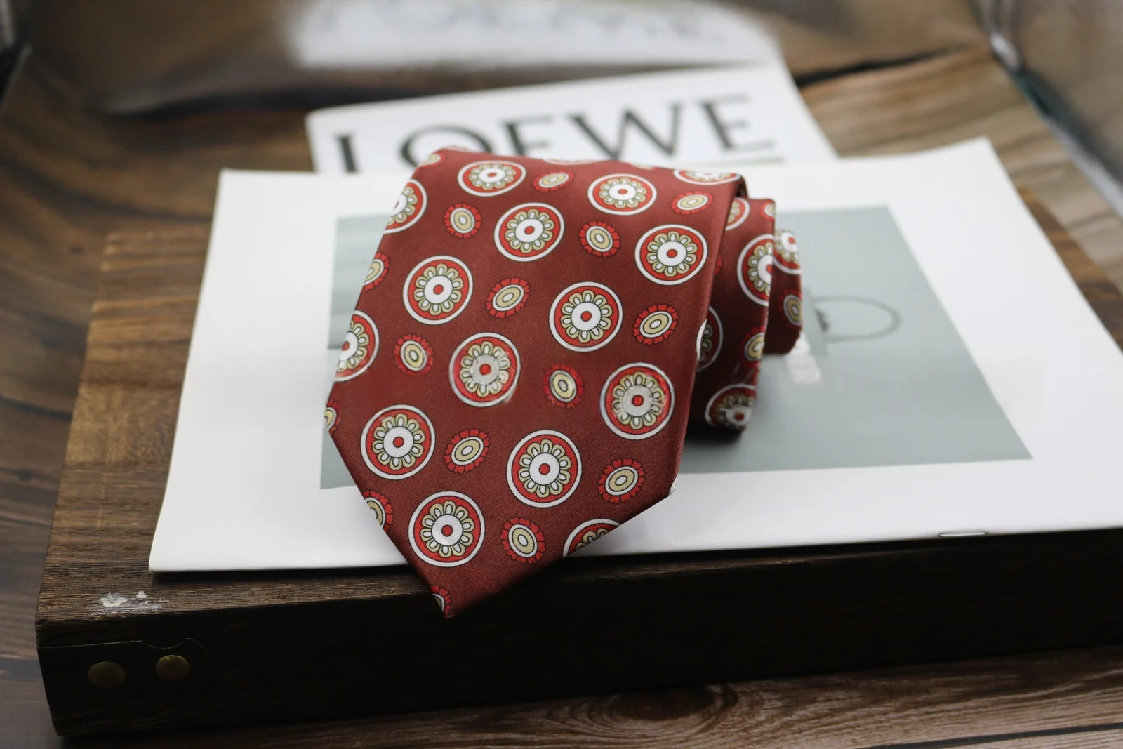 9cm Business Formal Wide-width Tie, Mens Vintage Style — image 1