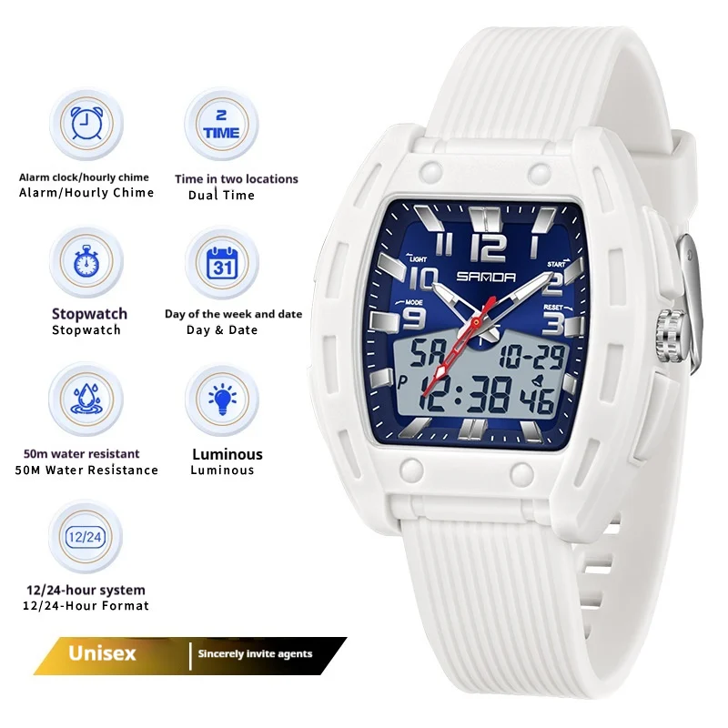 A Sporty Stylish And Energetic Unisex Bucket-style Wristwatch — image 8