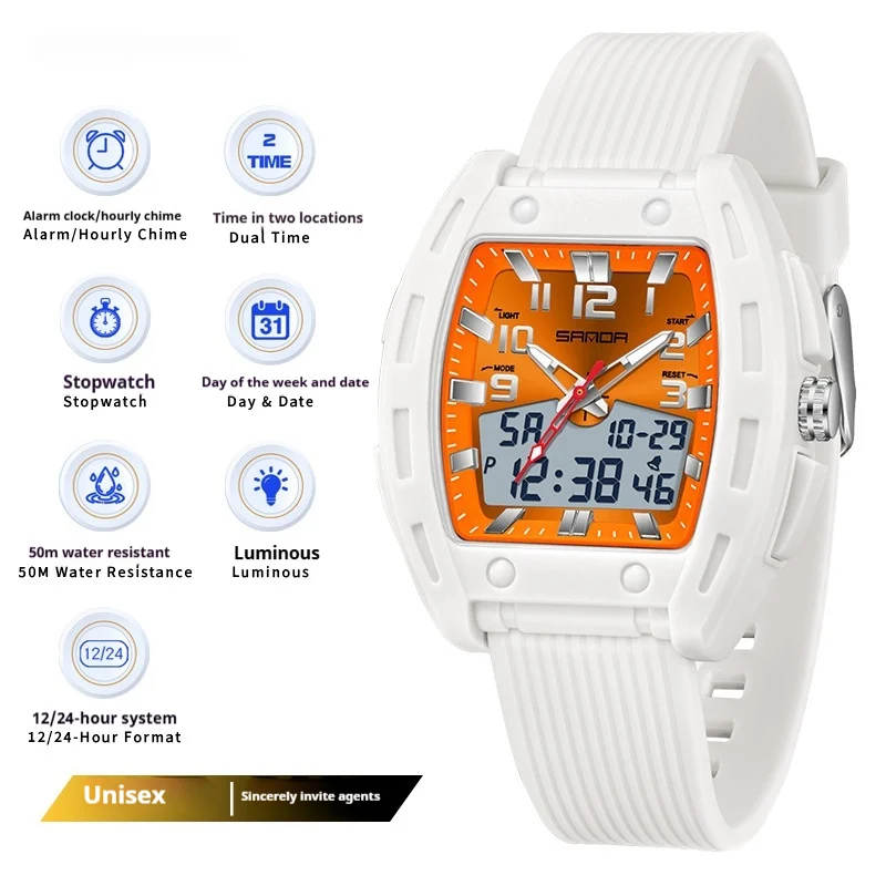 A Sporty Stylish And Energetic Unisex Bucket-style Wristwatch — image 7
