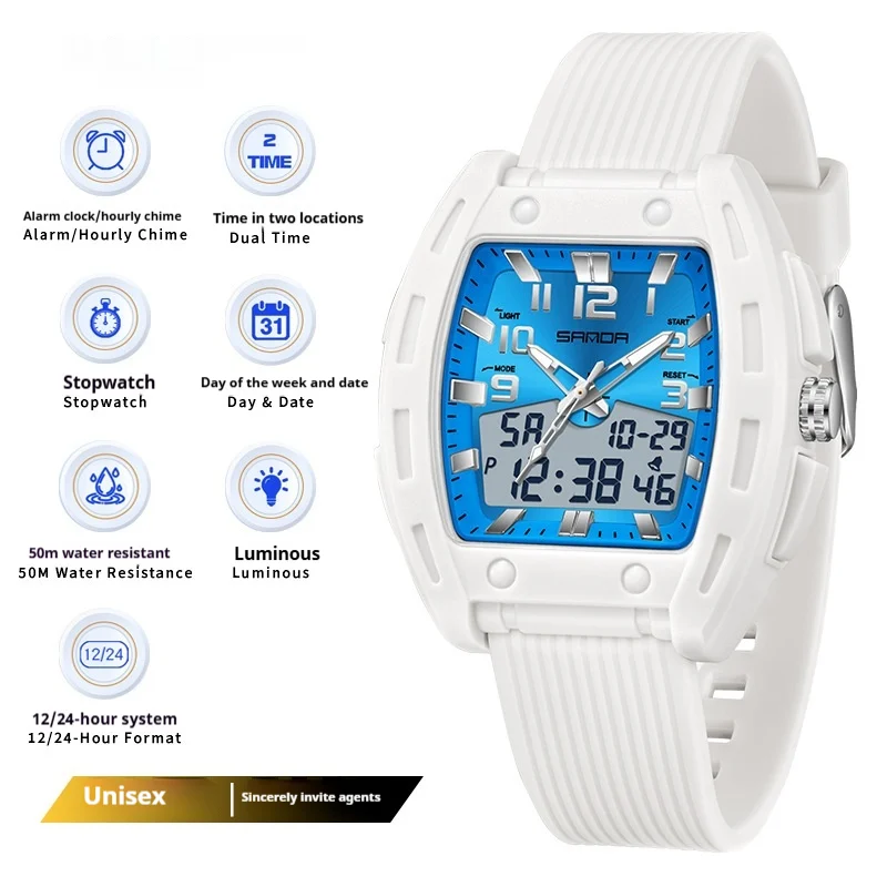 A Sporty Stylish And Energetic Unisex Bucket-style Wristwatch — variant image