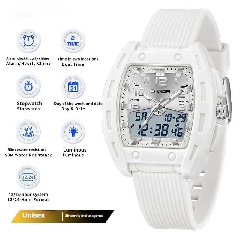 A Sporty Stylish And Energetic Unisex Bucket-style Wristwatch — image 5