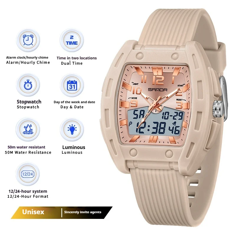 A Sporty Stylish And Energetic Unisex Bucket-style Wristwatch — image 2