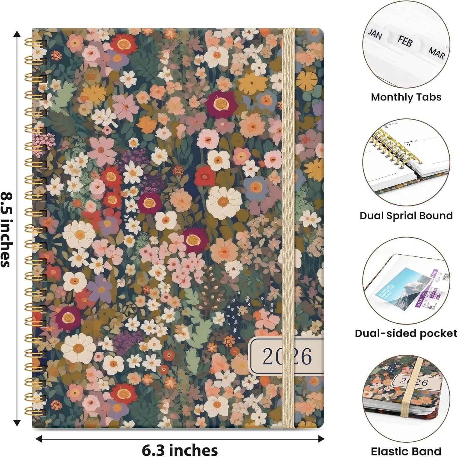 A5 Leather Notebook High Aesthetic Business Planner — image 7