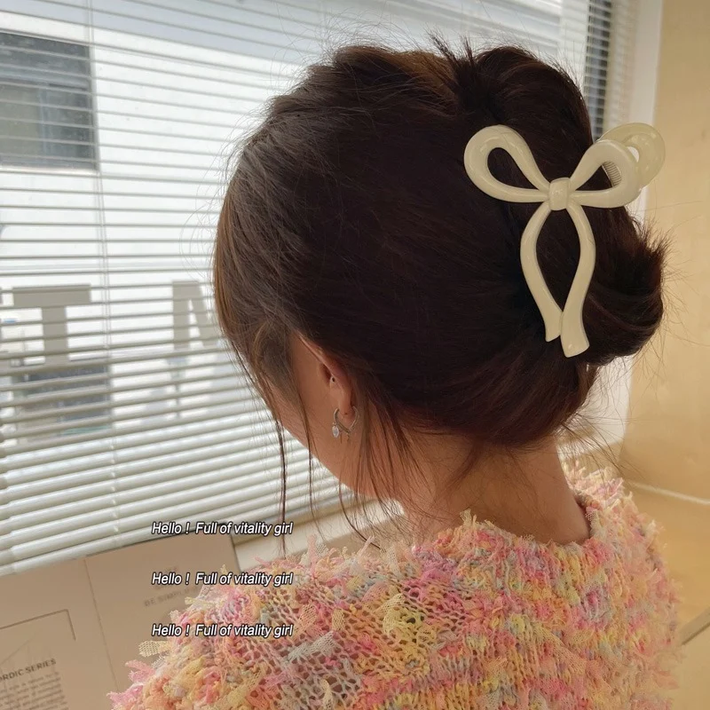 Acrylic Bow Claw Clip β image 1
