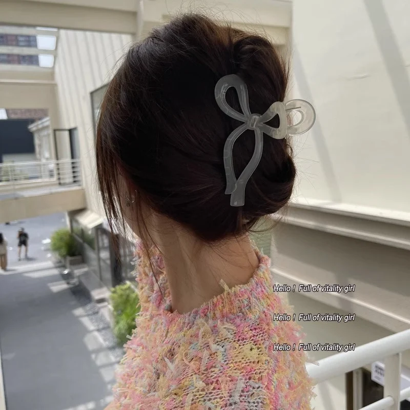 Acrylic Bow Claw Clip — image 2