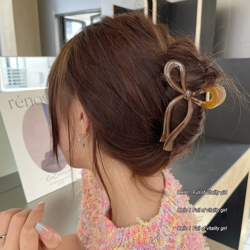 Acrylic Bow Claw Clip — image 6