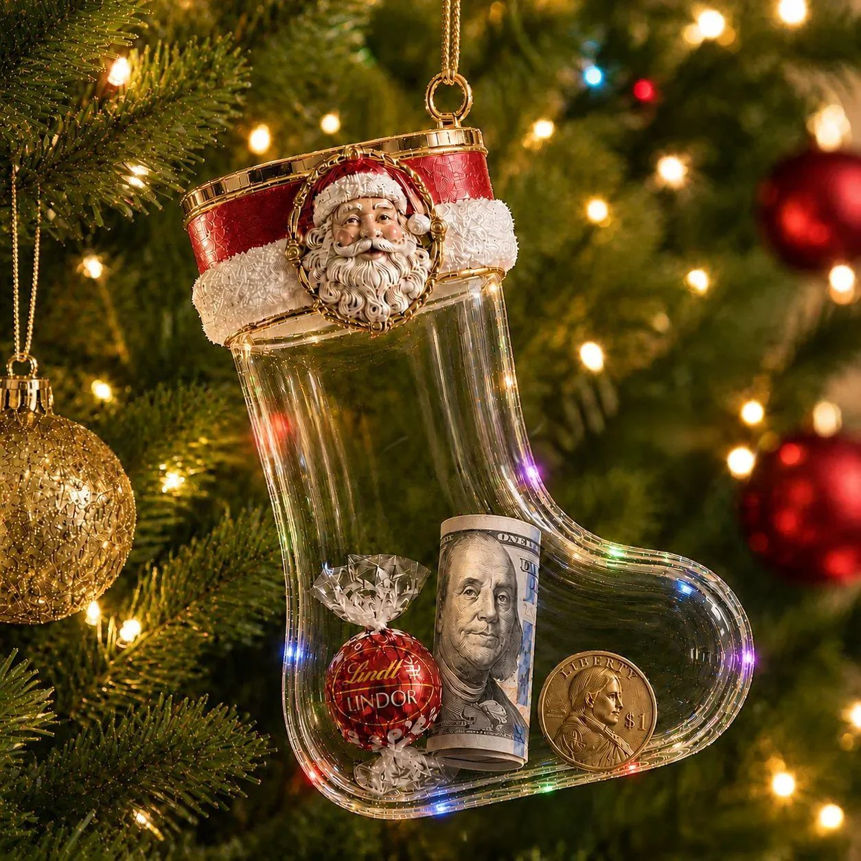 Acrylic Handicrafts That Can Be Filled With Christmas Stockings — image 3