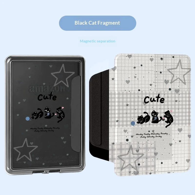 Acrylic Transparent Painted Single-bottom E-reader Protective Case — image 14
