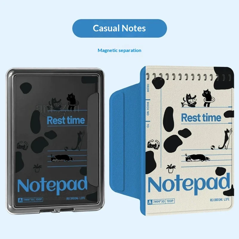 Acrylic Transparent Painted Single-bottom E-reader Protective Case — image 1