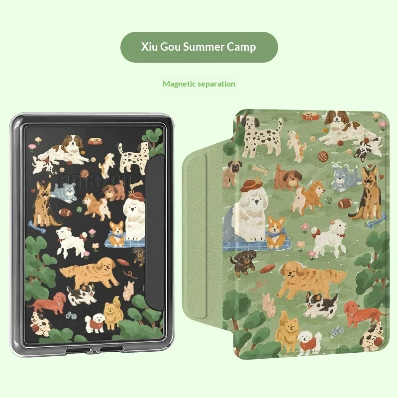 Acrylic Transparent Painted Single-bottom E-reader Protective Case — image 16