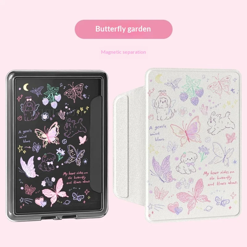 Acrylic Transparent Painted Single-bottom E-reader Protective Case — image 8