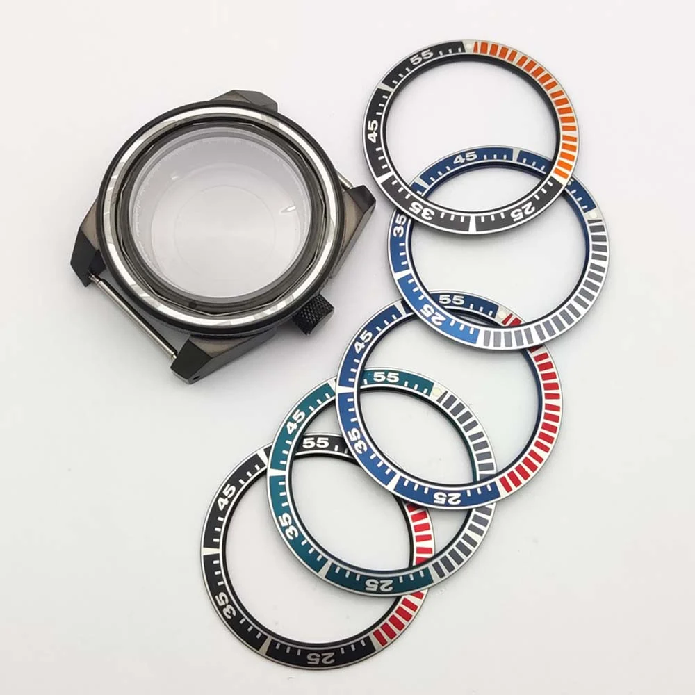 Adapted And Modified Watch Case With Engraved Bezel Markers — image 5