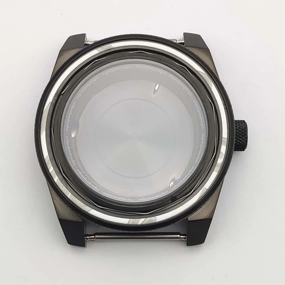 Adapted And Modified Watch Case With Engraved Bezel Markers — image 6