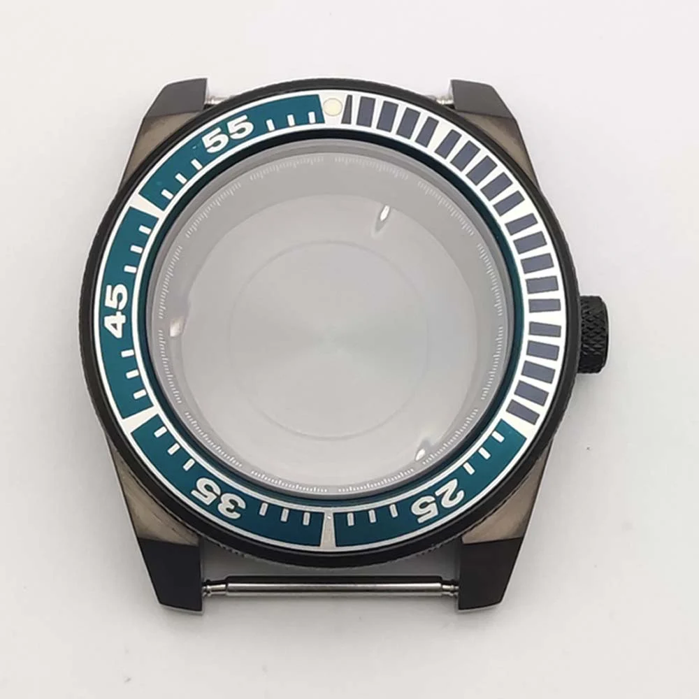 Adapted And Modified Watch Case With Engraved Bezel Markers — image 8