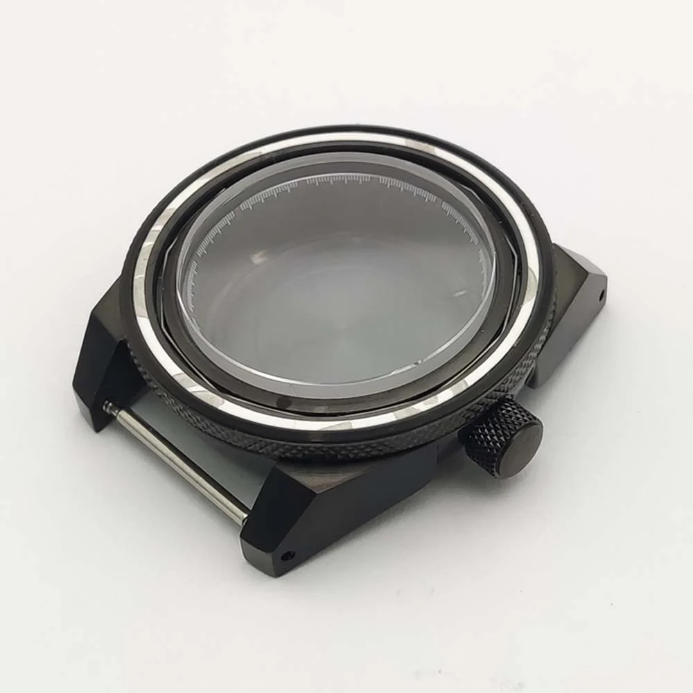 Adapted And Modified Watch Case With Engraved Bezel Markers — image 3