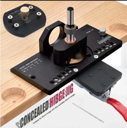 Adjustable 35mm Hinge Drilling Template For Cabinet Doors — image 3