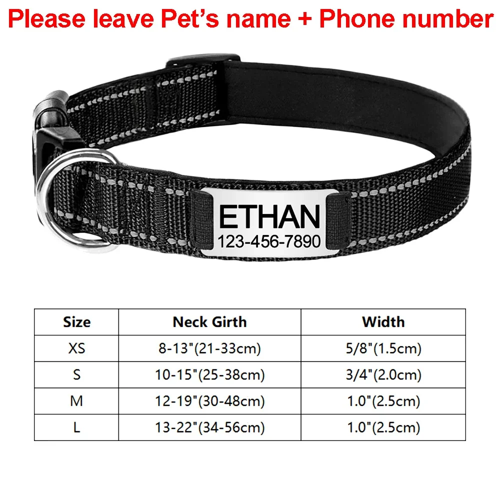 Adjustable Carved Dog Collar Accessories — variant image