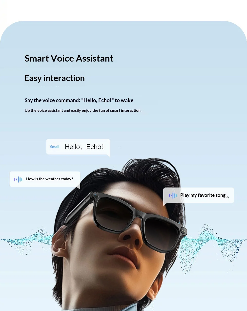 AI Smart Glasses, 1300 MP High Definition Camera, Anti Shake Shooting, Object… — image 5