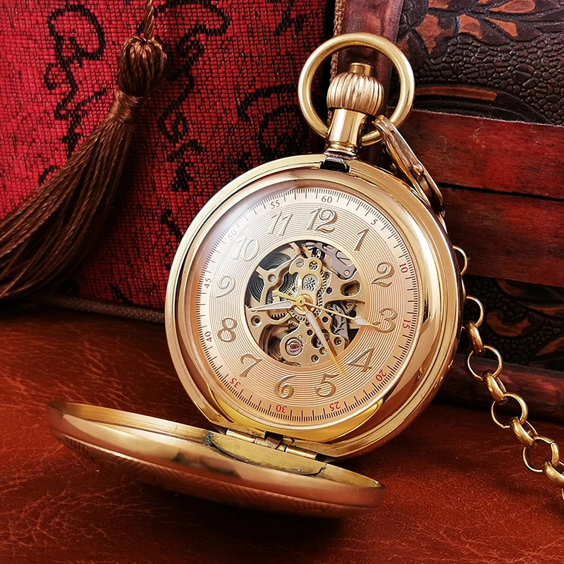 All-copper Fully Automatic Mechanical Pocket Watch — image 2