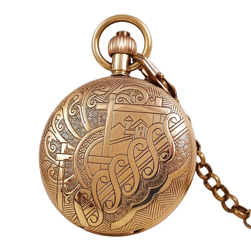 All-copper Fully Automatic Mechanical Pocket Watch — image 6
