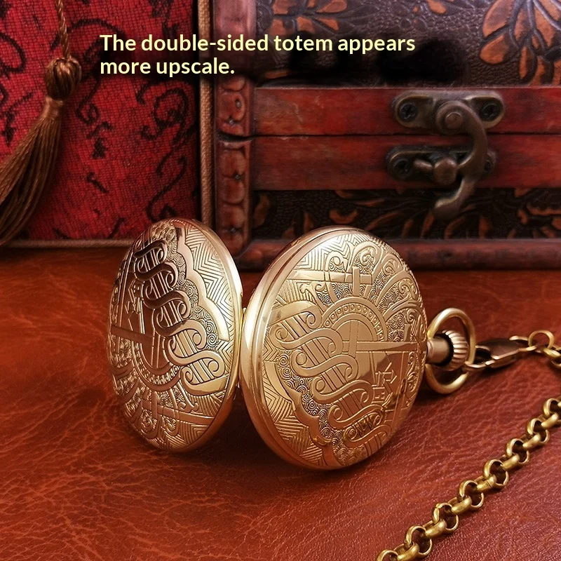 All-copper Fully Automatic Mechanical Pocket Watch — image 5