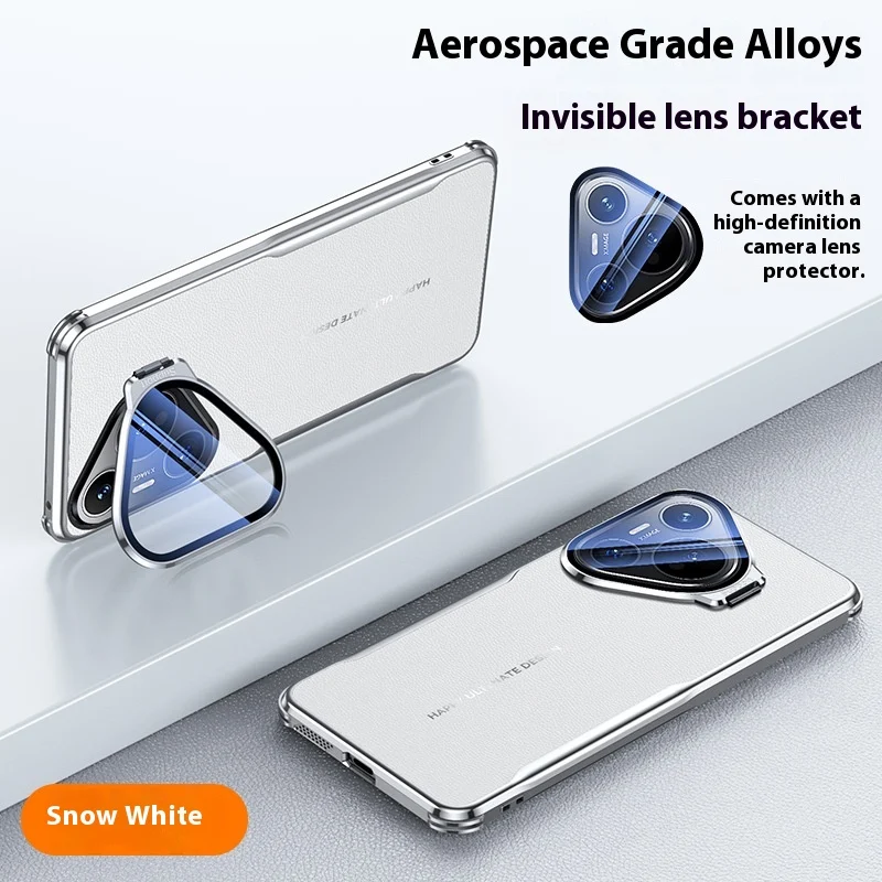 All-inclusive Drop-resistant Plain Leather Phone Case — image 2