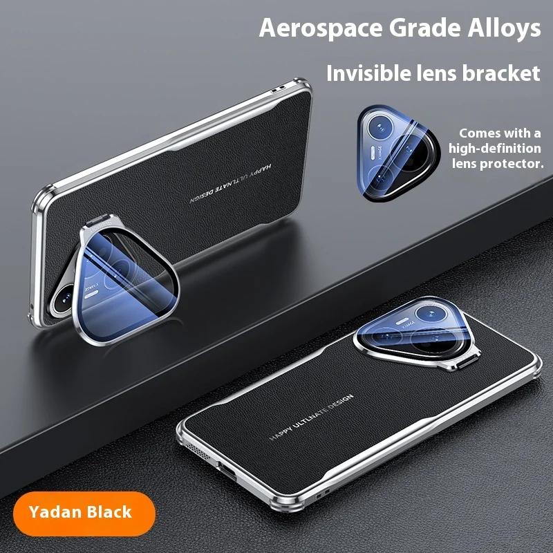 All-inclusive Drop-resistant Plain Leather Phone Case — image 3