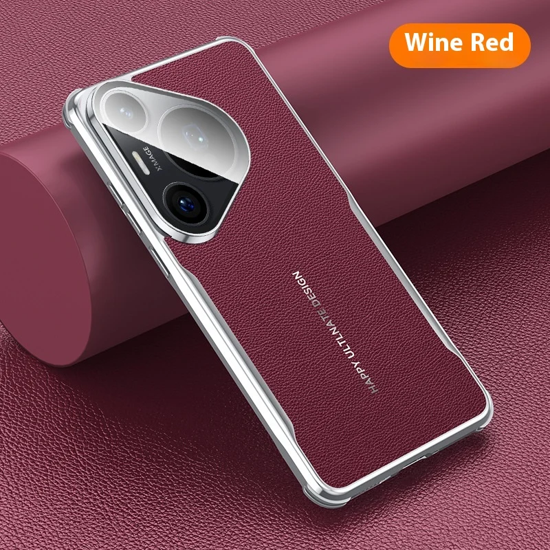 All-inclusive Drop-resistant Plain Leather Phone Case — image 5