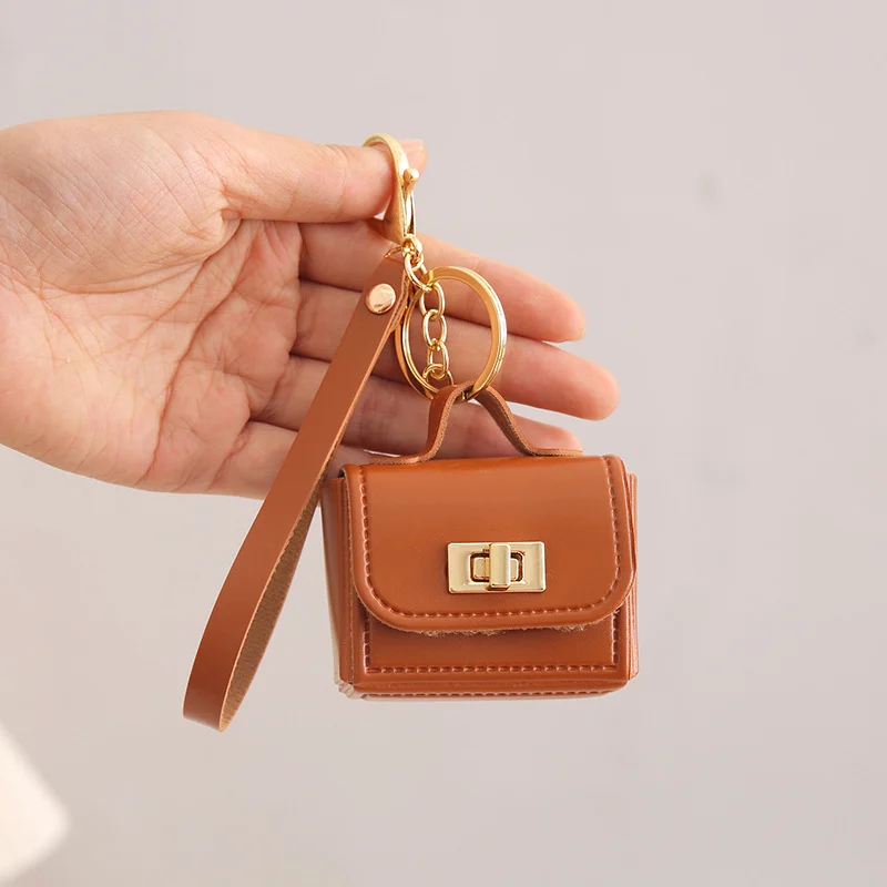 All-match Accessory Small Wallet PU Keychain — image 3