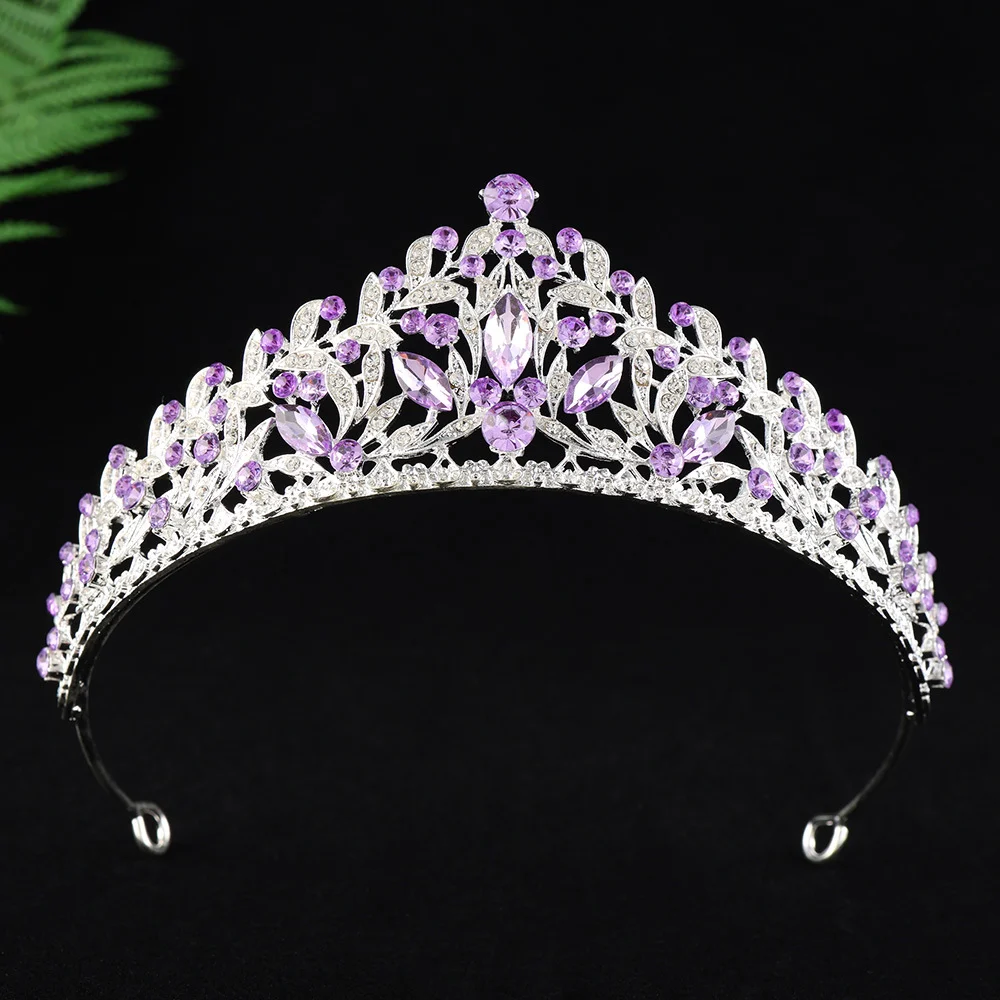Alloy Rhinestone Princess Birthday Crown Photo Studio Hair Accessory — variant image