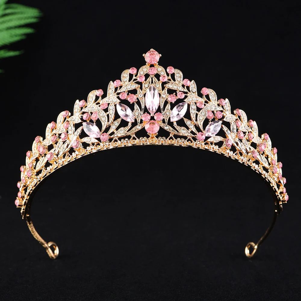 Alloy Rhinestone Princess Birthday Crown Photo Studio Hair Accessory — variant image