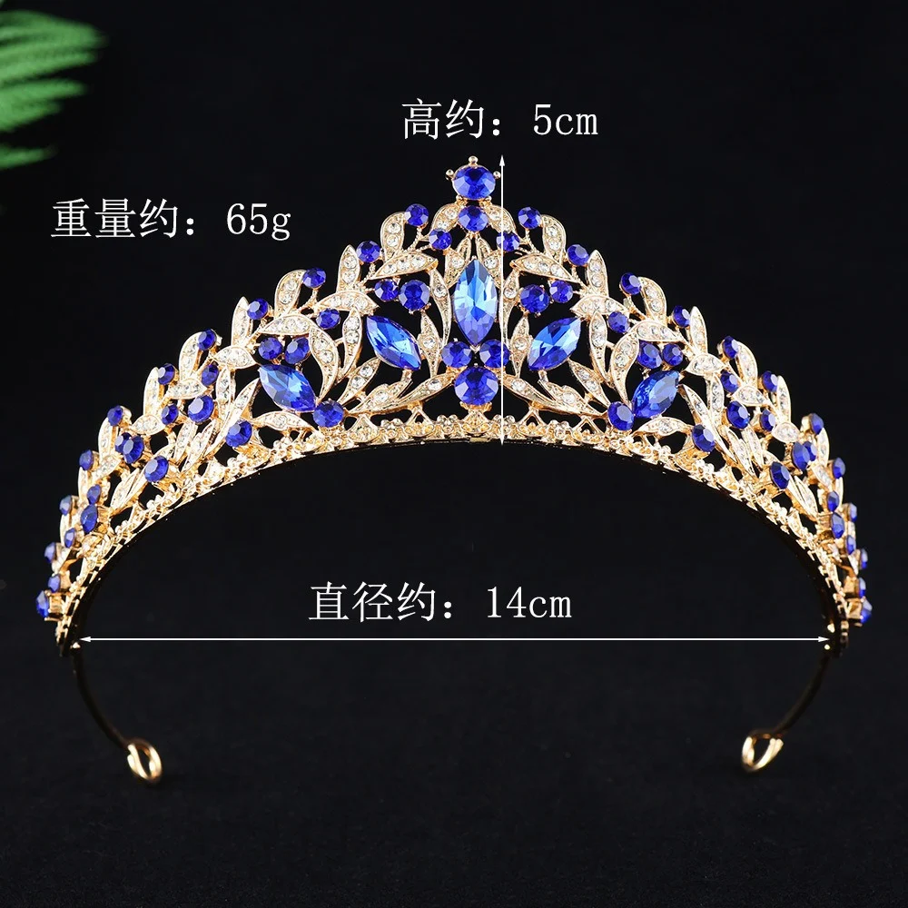 Alloy Rhinestone Princess Birthday Crown Photo Studio Hair Accessory — image 4