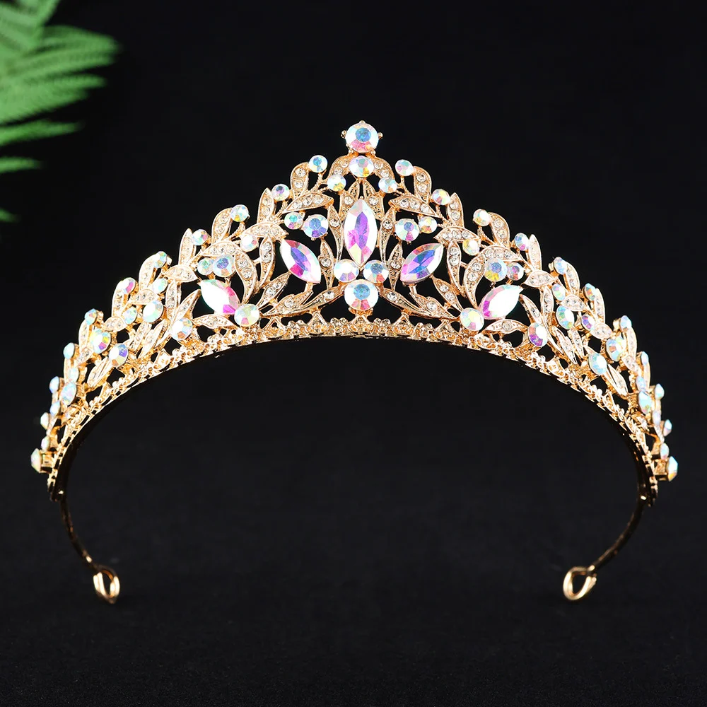 Alloy Rhinestone Princess Birthday Crown Photo Studio Hair Accessory — variant image