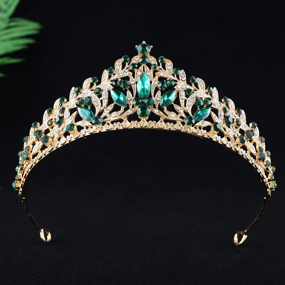 Alloy Rhinestone Princess Birthday Crown Photo Studio Hair Accessory — image 2